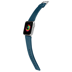 Dirželis Laut Active Apple Watch, 38mm, Silikoninis, Mėlynas