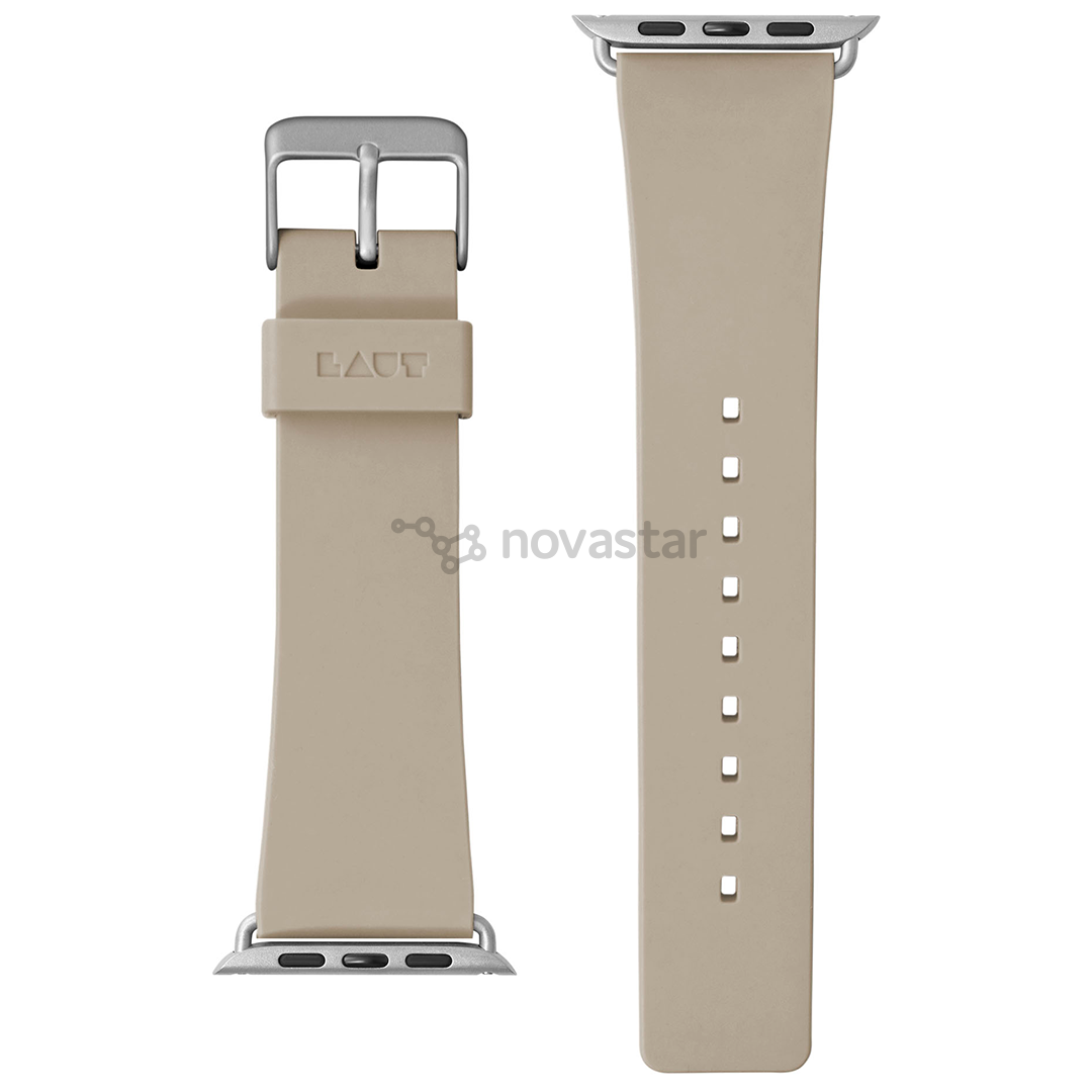 Dirželis Laut Active Apple Watch, 38mm, Silikoninis, Pilkas