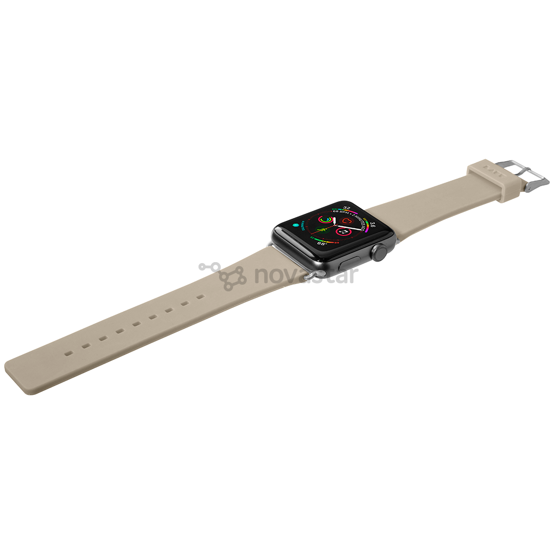 Dirželis Laut Active Apple Watch, 38mm, Silikoninis, Pilkas