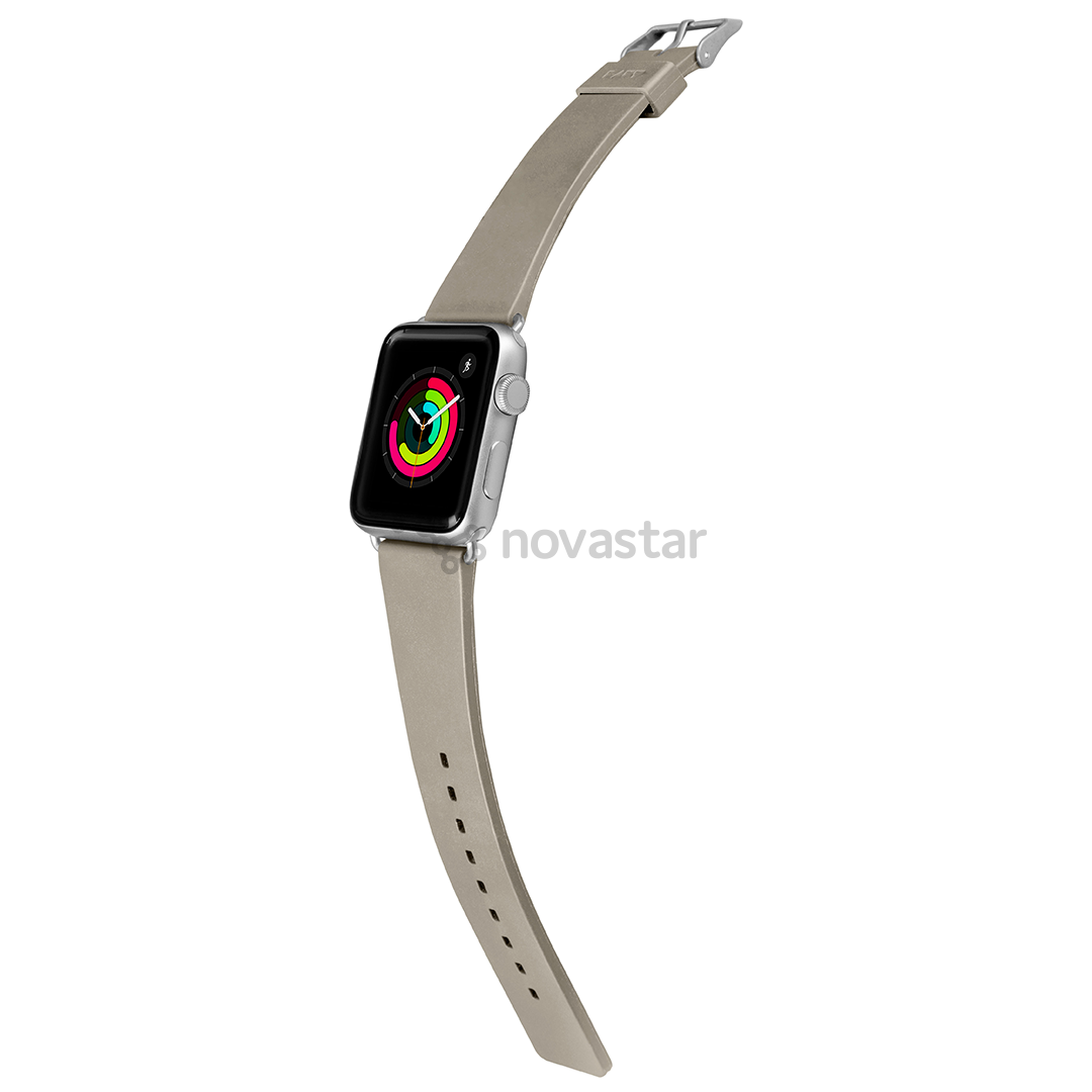 Dirželis Laut Active Apple Watch, 38mm, Silikoninis, Pilkas
