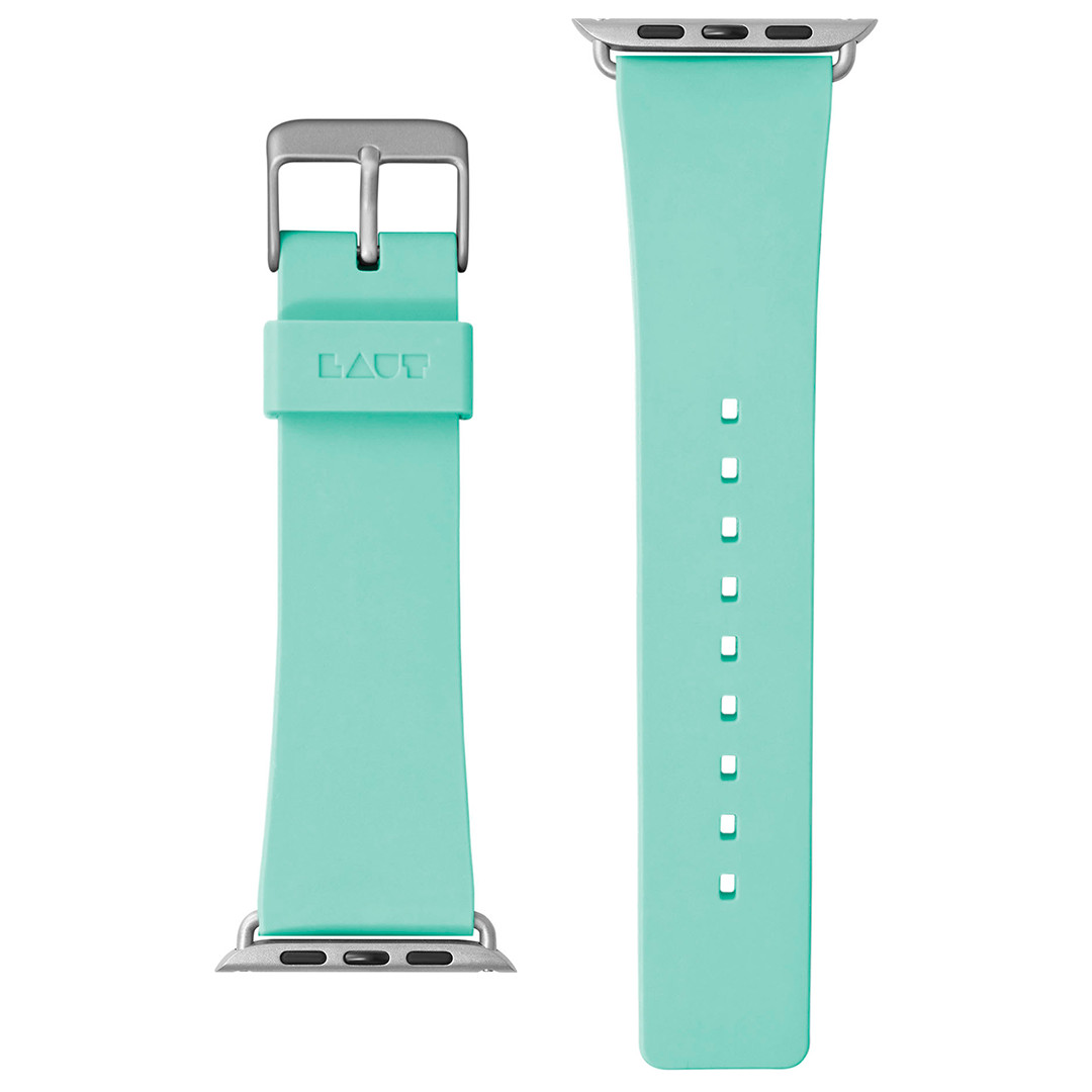Dirželis Laut Active Apple Watch, 38mm, Silikoninis, Žalsvas