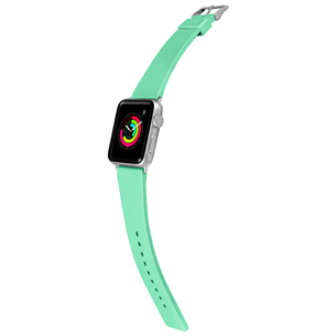 Dirželis Laut Active Apple Watch, 38mm, Silikoninis, Žalsvas