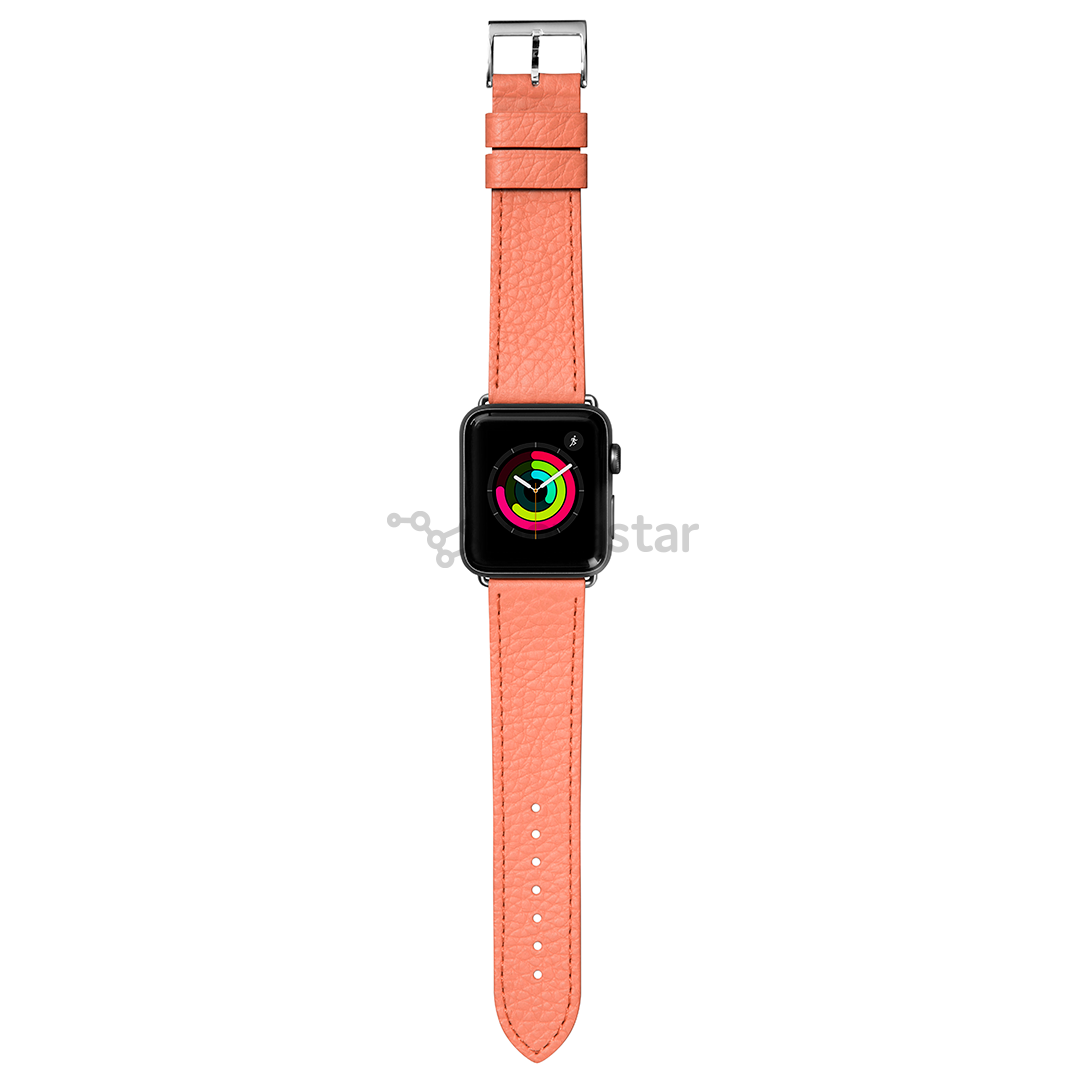 Dirželis Laut Milano Apple Watch, 38mm, Odinis, Rožinis