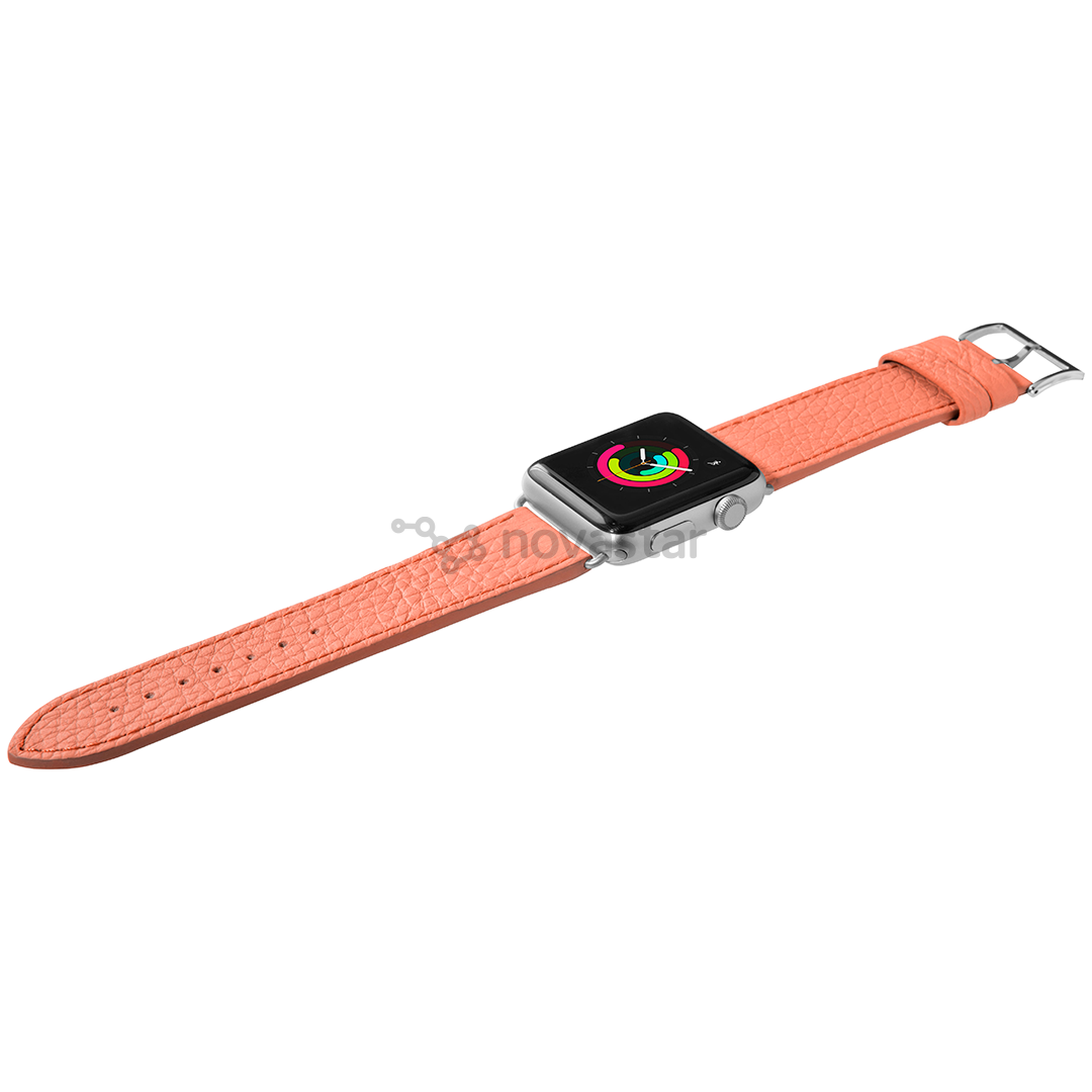 Dirželis Laut Milano Apple Watch, 38mm, Odinis, Rožinis