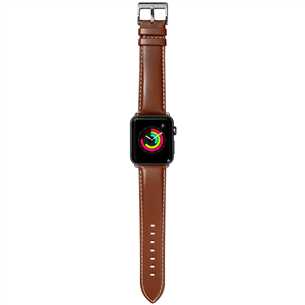 Dirželis Laut Oxford Apple Watch , Odinis, Rudas, 38mm