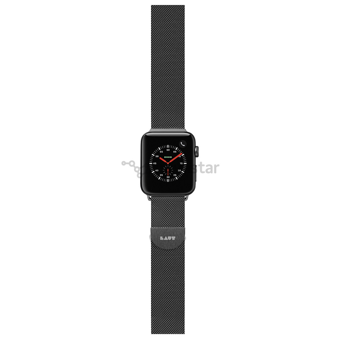 Dirželis Laut Steel Loop Apple Watch, 38/40mm, Juodas