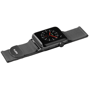 Dirželis Laut Steel Loop Apple Watch, 38/40mm, Juodas