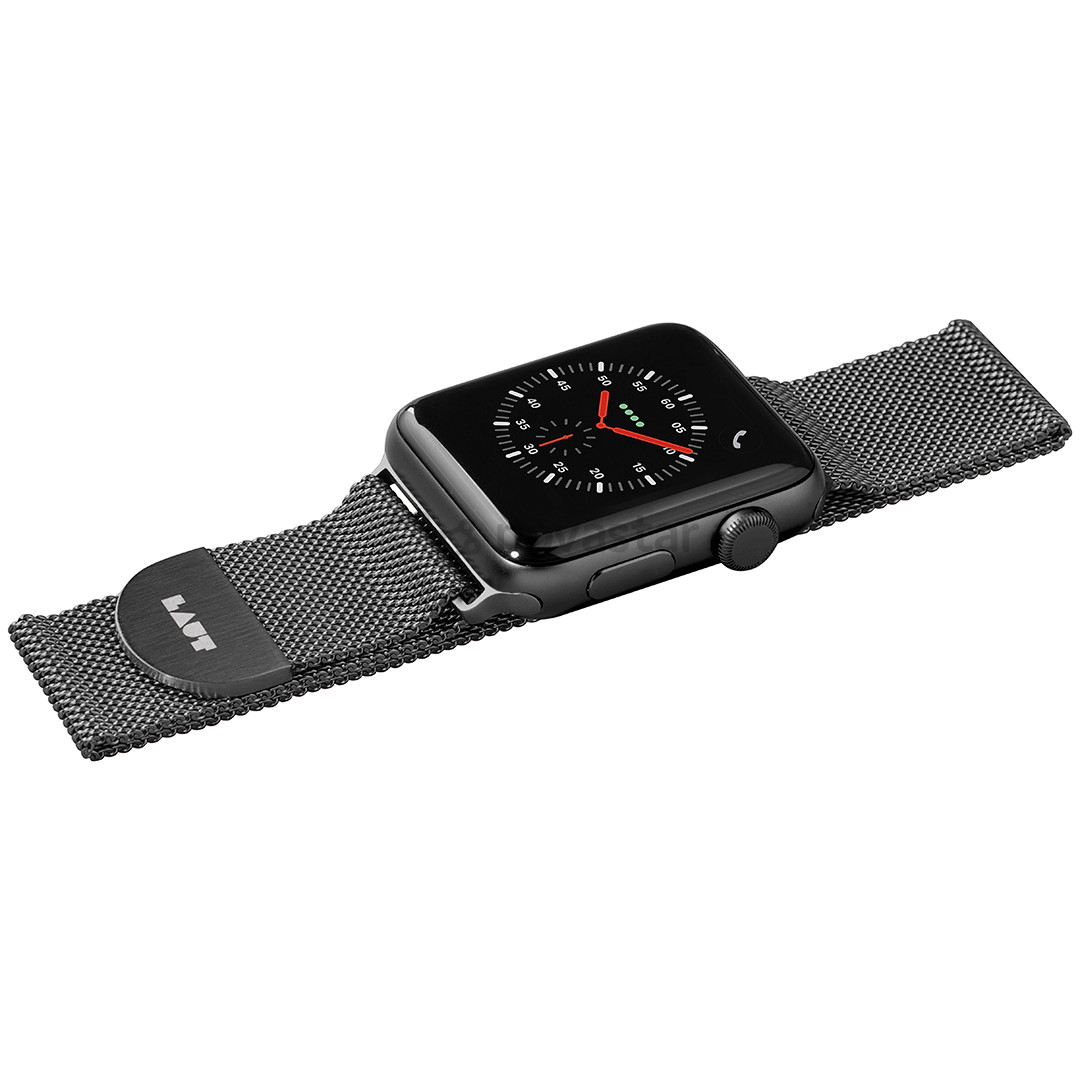 Dirželis Laut Steel Loop Apple Watch, 38/40mm, Juodas