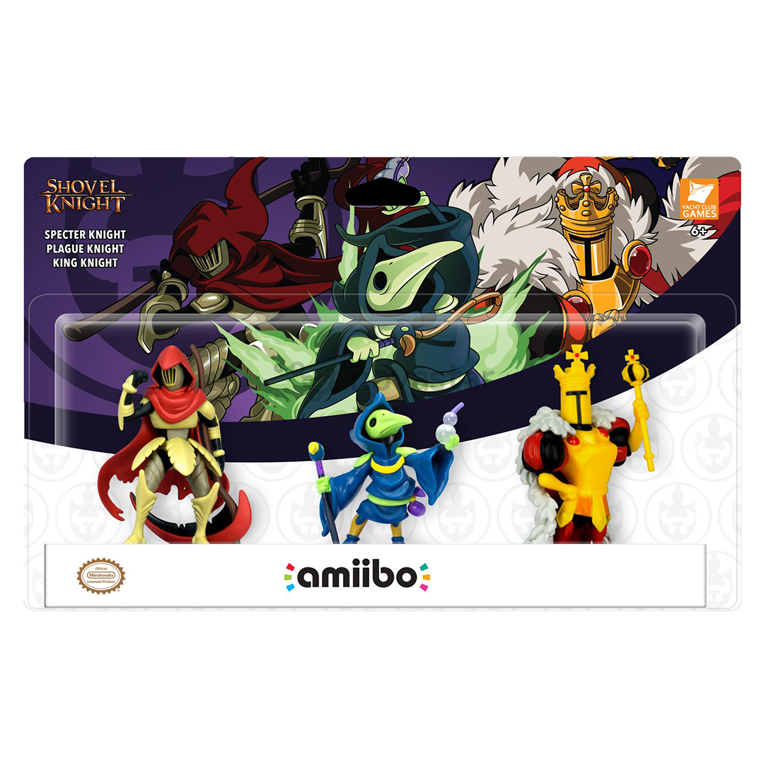 Figūrėlė Amiibo Shovel Knight 3 pack