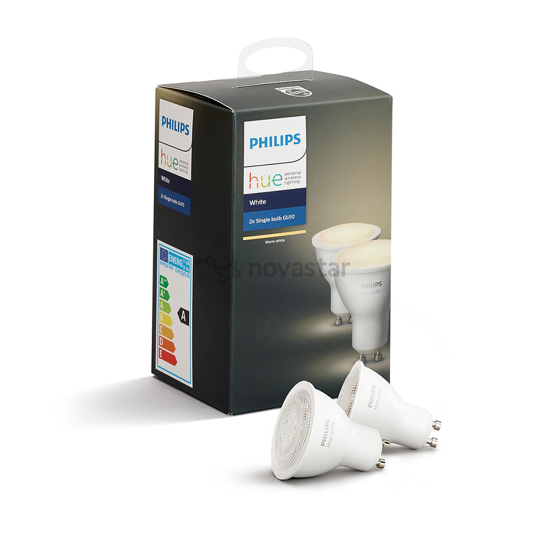 Lemputės Philips Hue, 2 x 5,2W, GU10, Balta