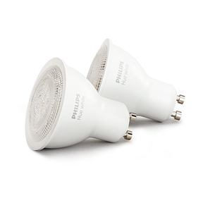 Lemputės Philips Hue, 2 x 5,2W, GU10, Balta