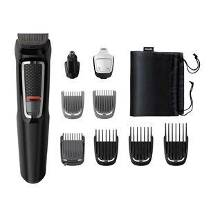 Philips Multigroom 3000 Series, 9-in-1, black - Beard trimmer set MG3740/15