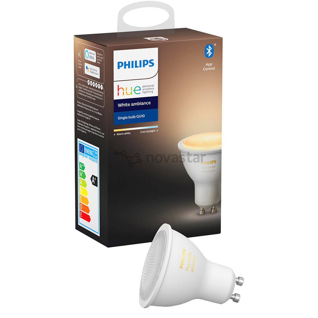 Išmanioji lemputė Philips White Ambiance GU10, 5,5W, BT