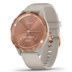 Išmanusis laikrodis Garmin Vivomove 3S, Rose Gold/Light Sand