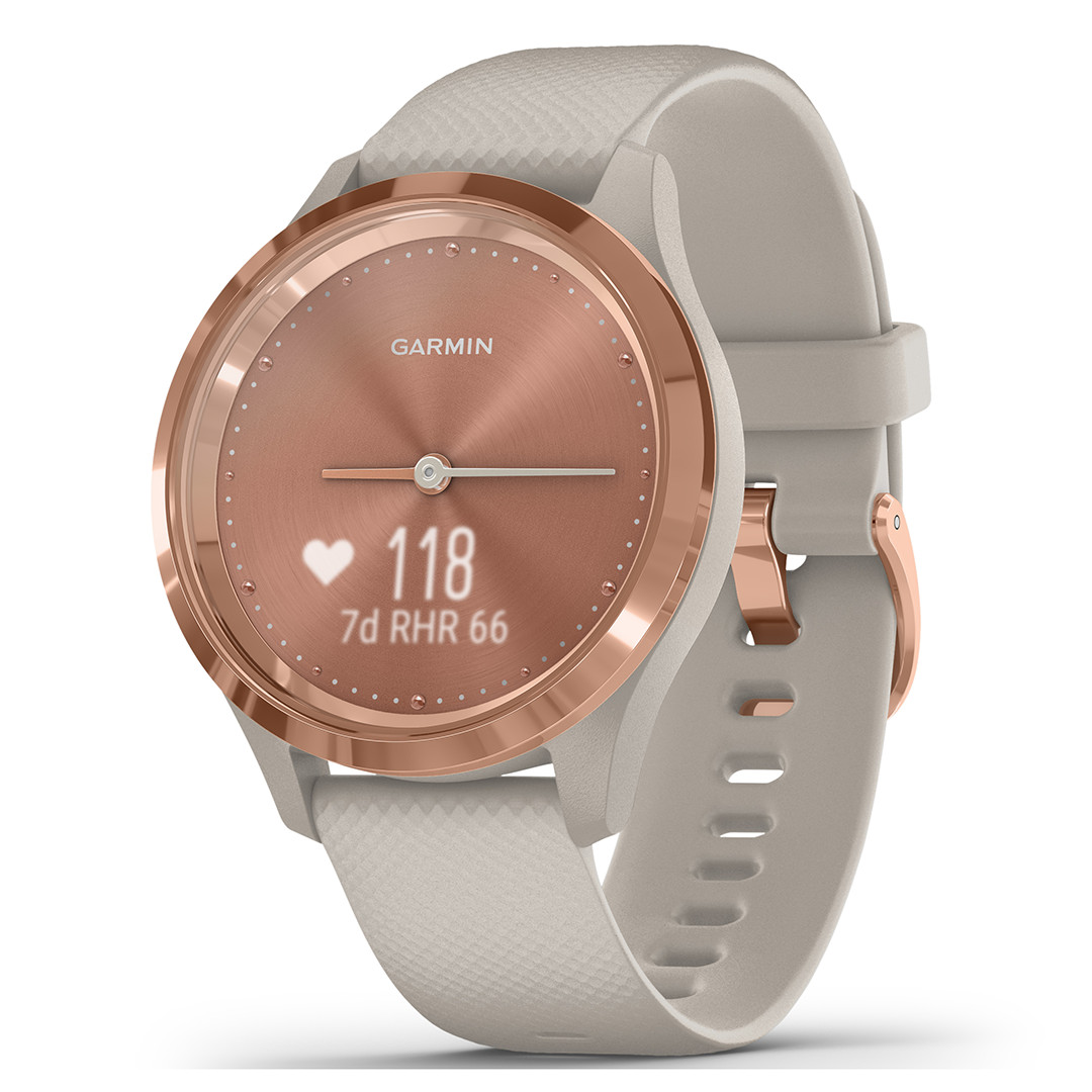 Išmanusis laikrodis Garmin Vivomove 3S, Rose Gold/Light Sand