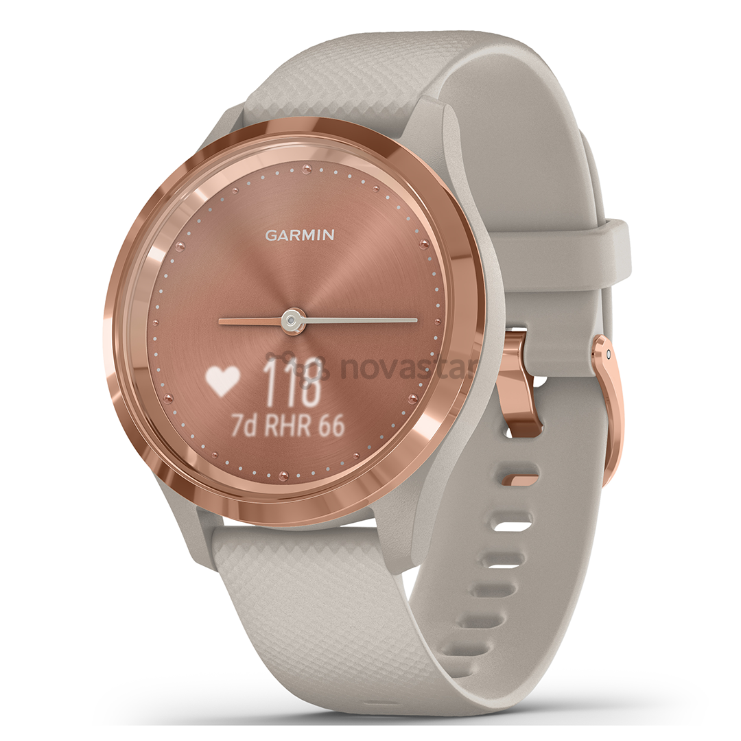 Išmanusis laikrodis Garmin Vivomove 3S, Rose Gold/Light Sand