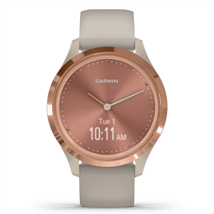Išmanusis laikrodis Garmin Vivomove 3S, Rose Gold/Light Sand