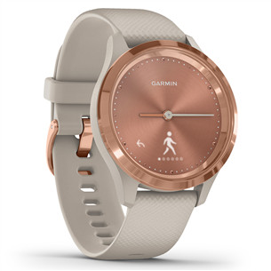 Išmanusis laikrodis Garmin Vivomove 3S, Rose Gold/Light Sand