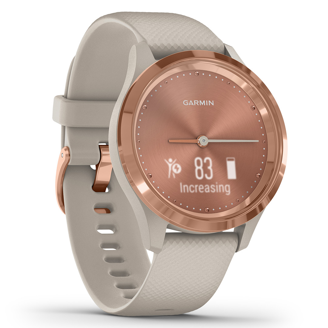 Išmanusis laikrodis Garmin Vivomove 3S, Rose Gold/Light Sand