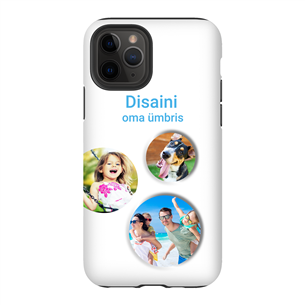 Dėkliukas Apple iPhone 11 Pro Tough Case Blank CS TPU, Juodas