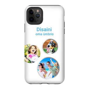 Dėkliukas Apple iPhone 11 Pro Max Tough Case Blank CS TPU, Juodas