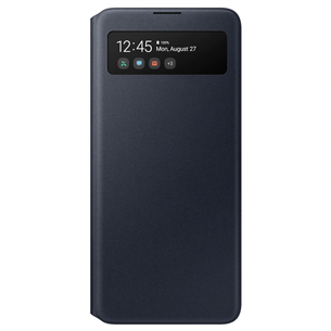 Dėkliukas Samsung Galaxy A51 S-View, EF-EA515PBEGEU, Juodas