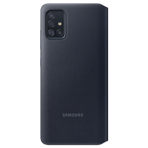 Dėkliukas Samsung Galaxy A51 S-View, EF-EA515PBEGEU, Juodas