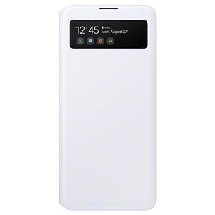 Dėkliukas Samsung Galaxy A51 S-View, EF-EA515PWEGEU, Baltas