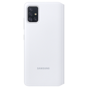 Dėkliukas Samsung Galaxy A51 S-View, EF-EA515PWEGEU, Baltas