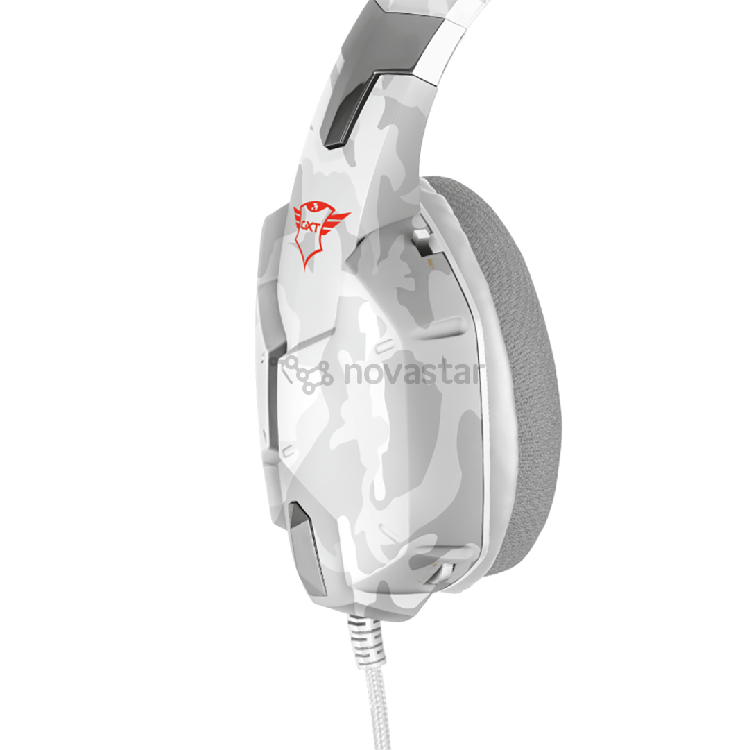 Ausinės Trust GXT 322W Carus, Baltos