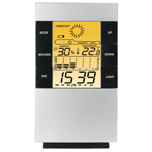 Hama TH-200, grey/black - Thermometer / Hygrometer