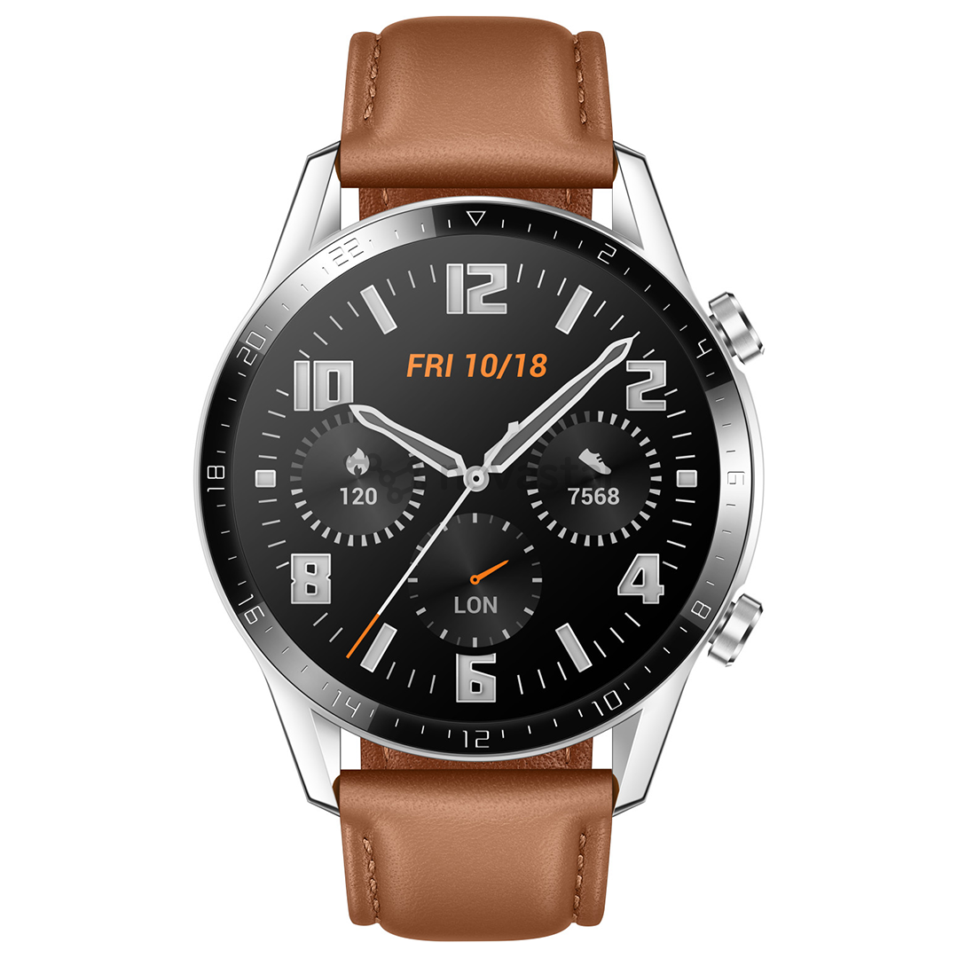 Išmanusis laikrodis Huawei Watch GT 2, Brown/Leather, 46mm