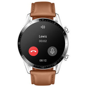 Išmanusis laikrodis Huawei Watch GT 2, Brown/Leather, 46mm
