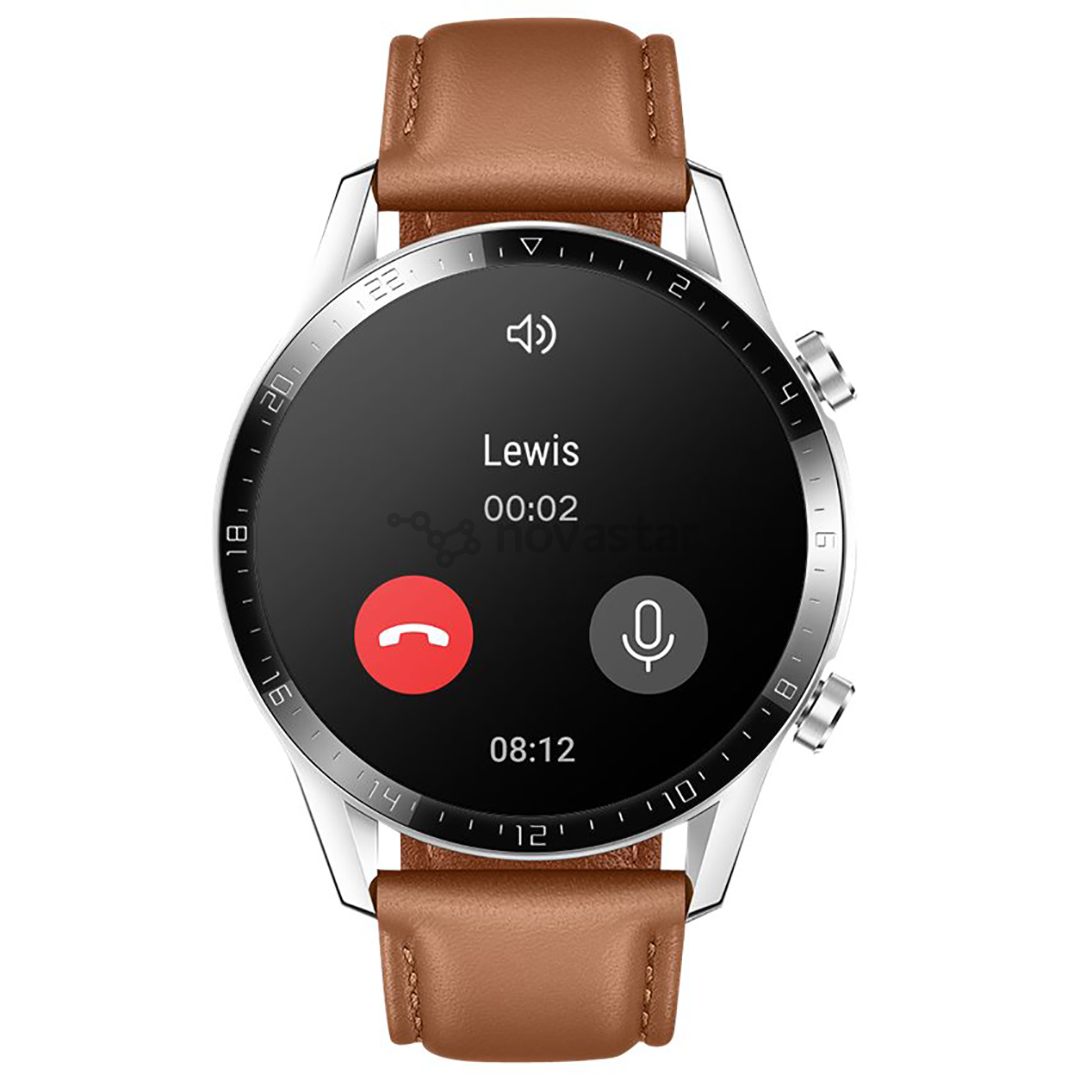 Išmanusis laikrodis Huawei Watch GT 2, Brown/Leather, 46mm