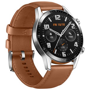Išmanusis laikrodis Huawei Watch GT 2, Brown/Leather, 46mm