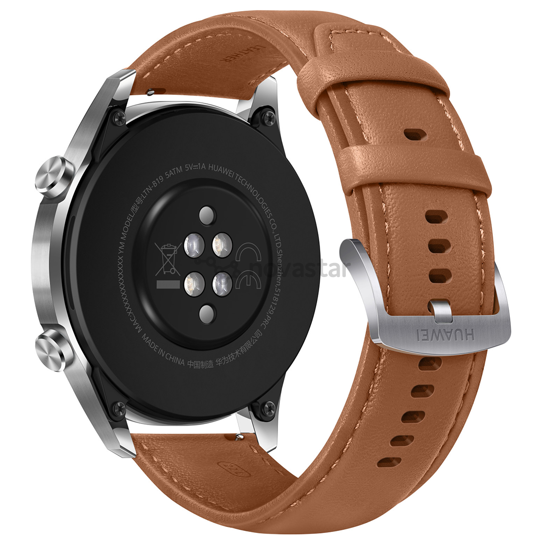 Išmanusis laikrodis Huawei Watch GT 2, Brown/Leather, 46mm