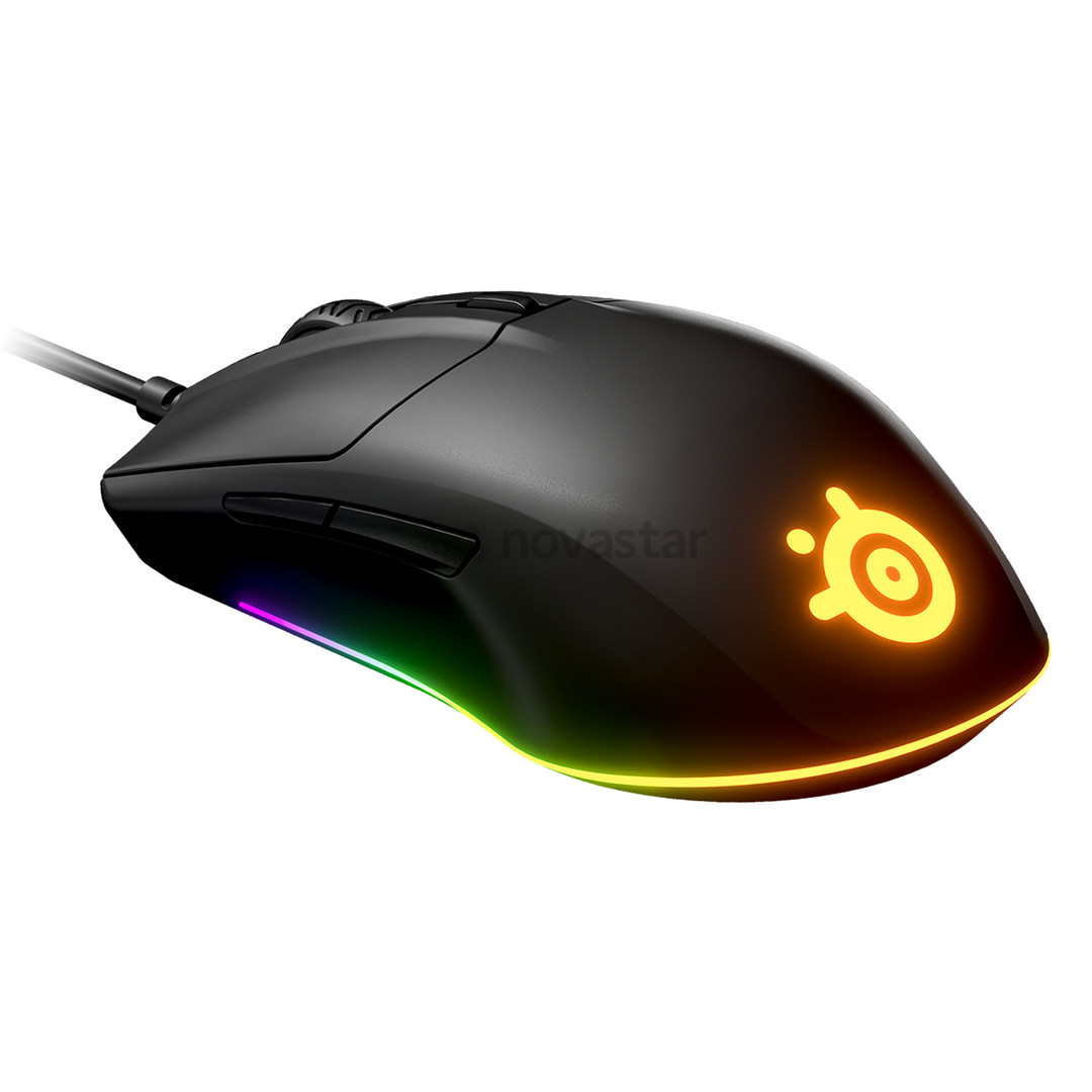 SteelSeries Rival 3, juoda - Pelė