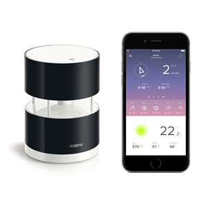 Netatmo, black - Wind Gauge