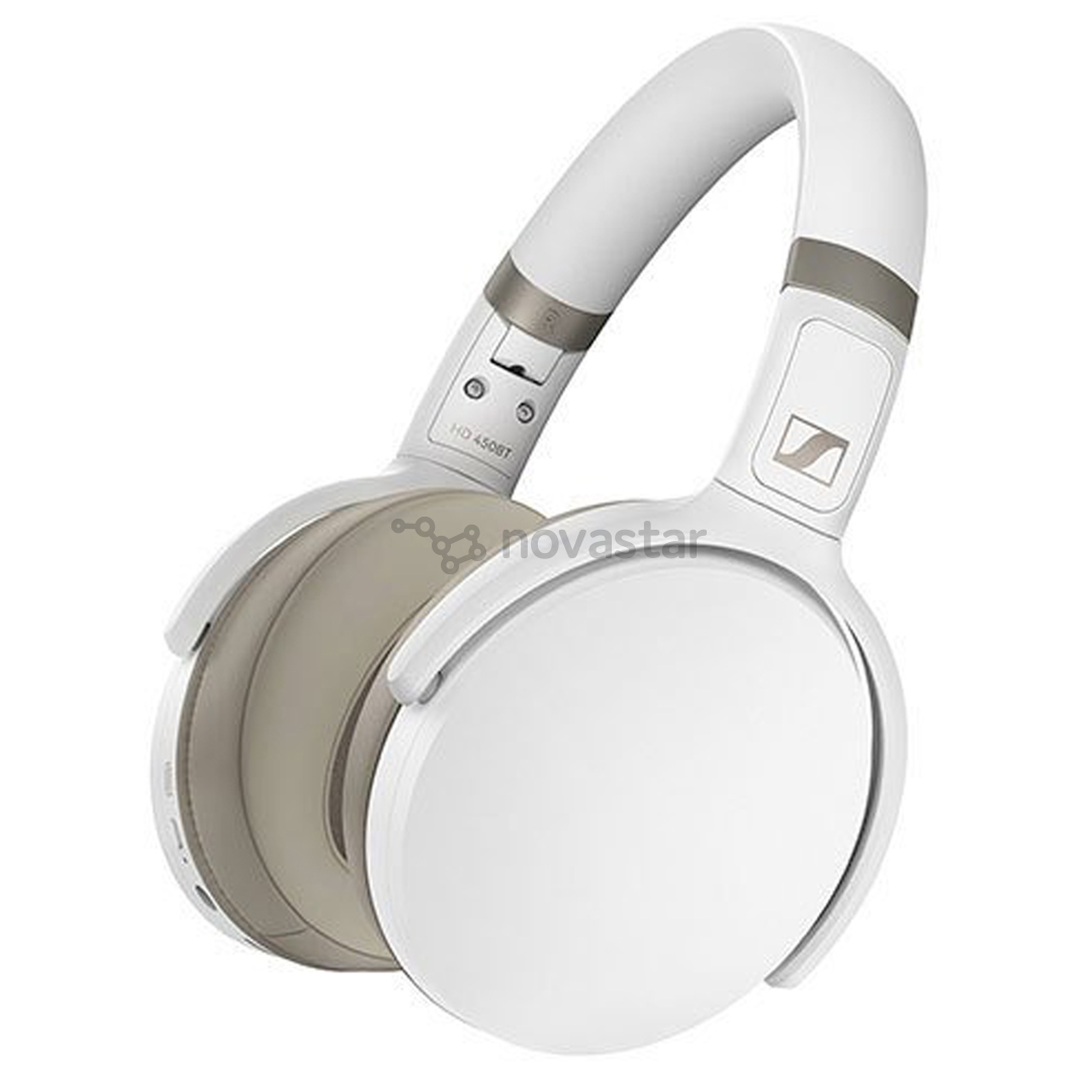 Ausinės Sennheiser HD 450BT, belaidės, Baltos