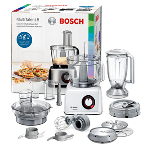 Bosch MultiTalent, 3,9 л/1,5 л, 1250 Вт, белый - Кухонный комбайн