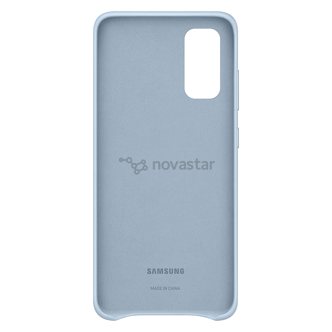 Dėkliukas Samsung Galaxy S20, Odinis, Mėlynas