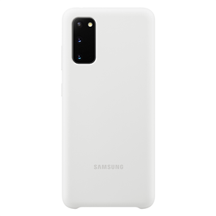 Dėkliukas Samsung Galaxy S20 Silikoninis, Baltas