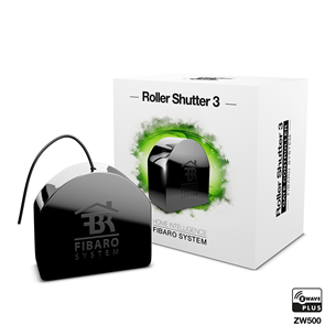 Fibaro Roller Shutter 3 , Z-Wave Plus, black - Roller Shutter