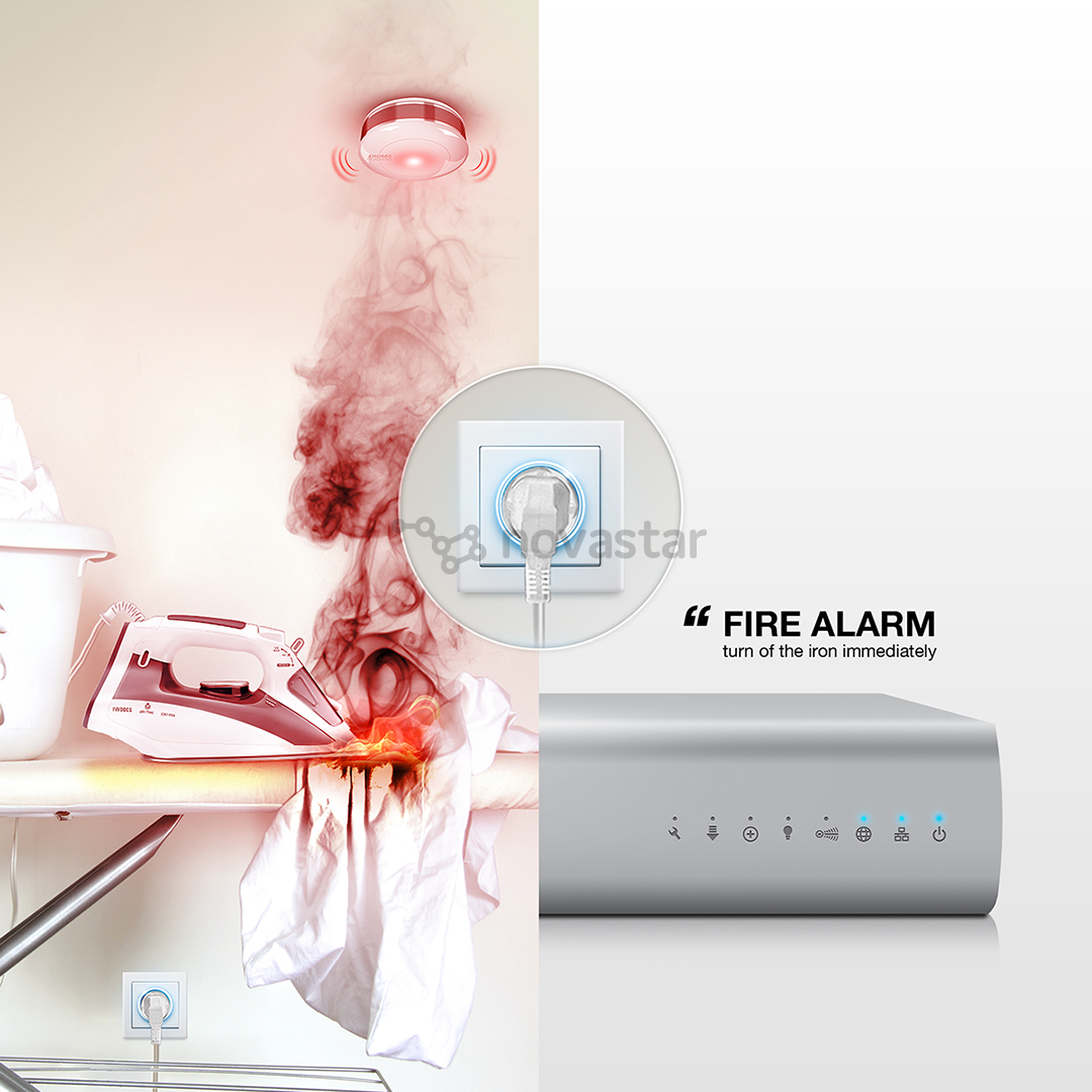 Dūmų detektorius Fibaro Z-Wave Plus