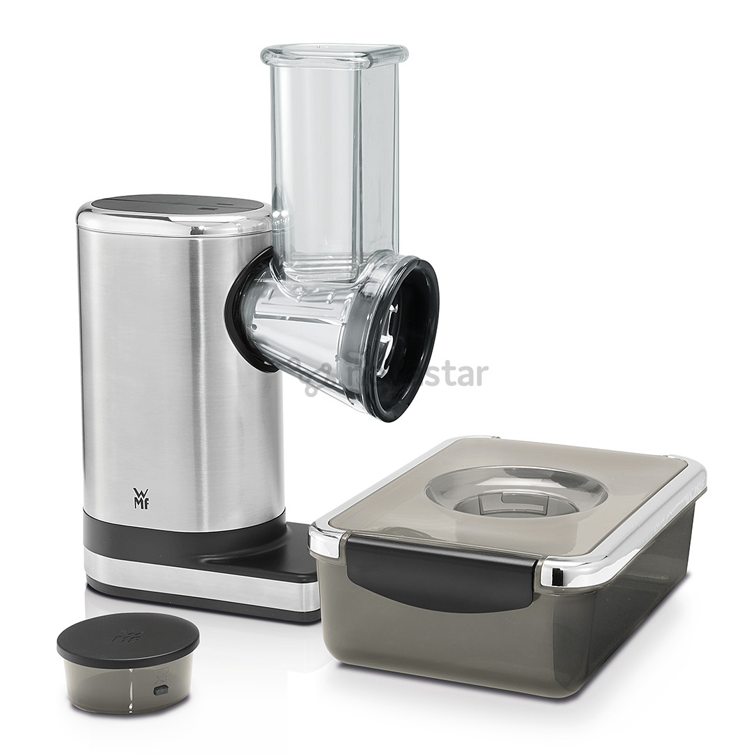 WMF KITCHENminis Salad-to-go, 150 W, nerūdijančio plieno/juoda - Daržovių pjaustyklė