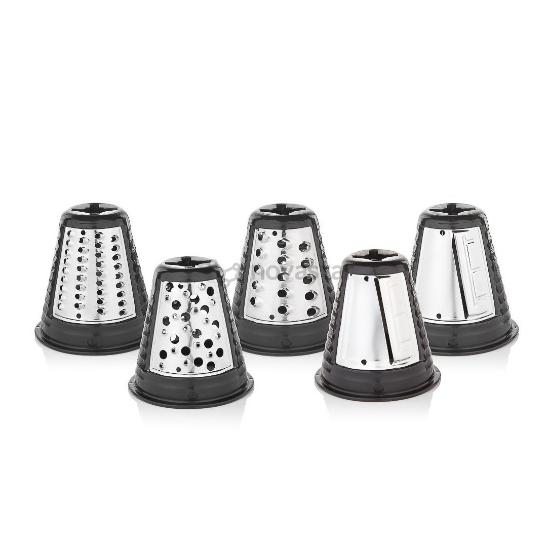 WMF KITCHENminis Salad-to-go, 150 W, nerūdijančio plieno/juoda - Daržovių pjaustyklė