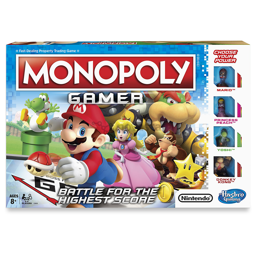 Stalo žaidimas Monopoly - Gamer Mario Edition