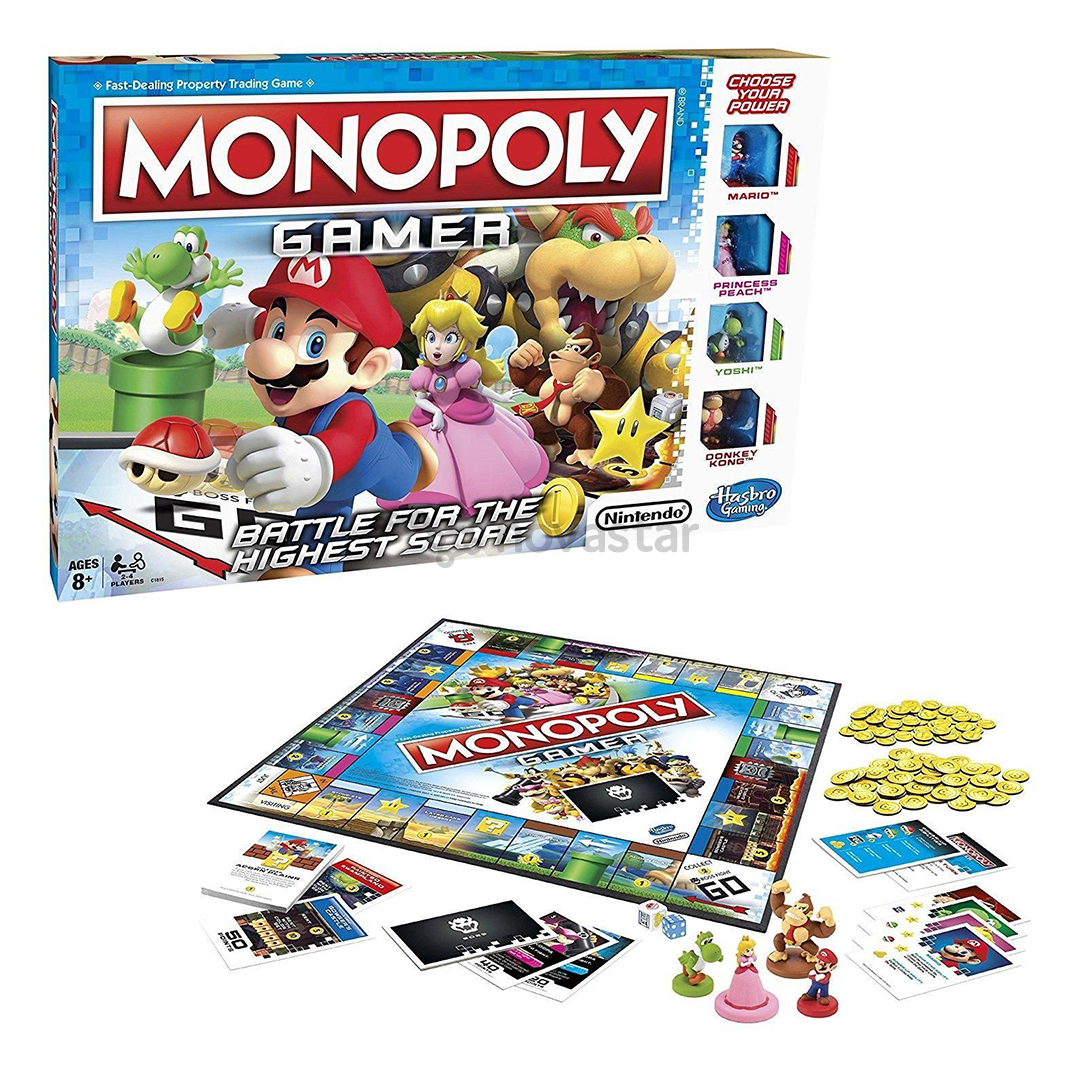 Stalo žaidimas Monopoly - Gamer Mario Edition