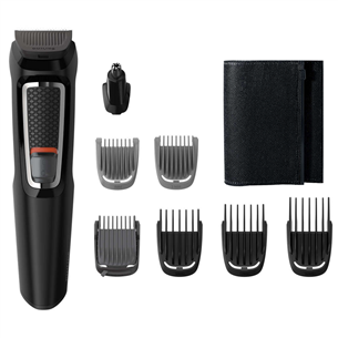 Philips Multigroom 3000 Series, 8in1, black - Trimmer set MG3730/15