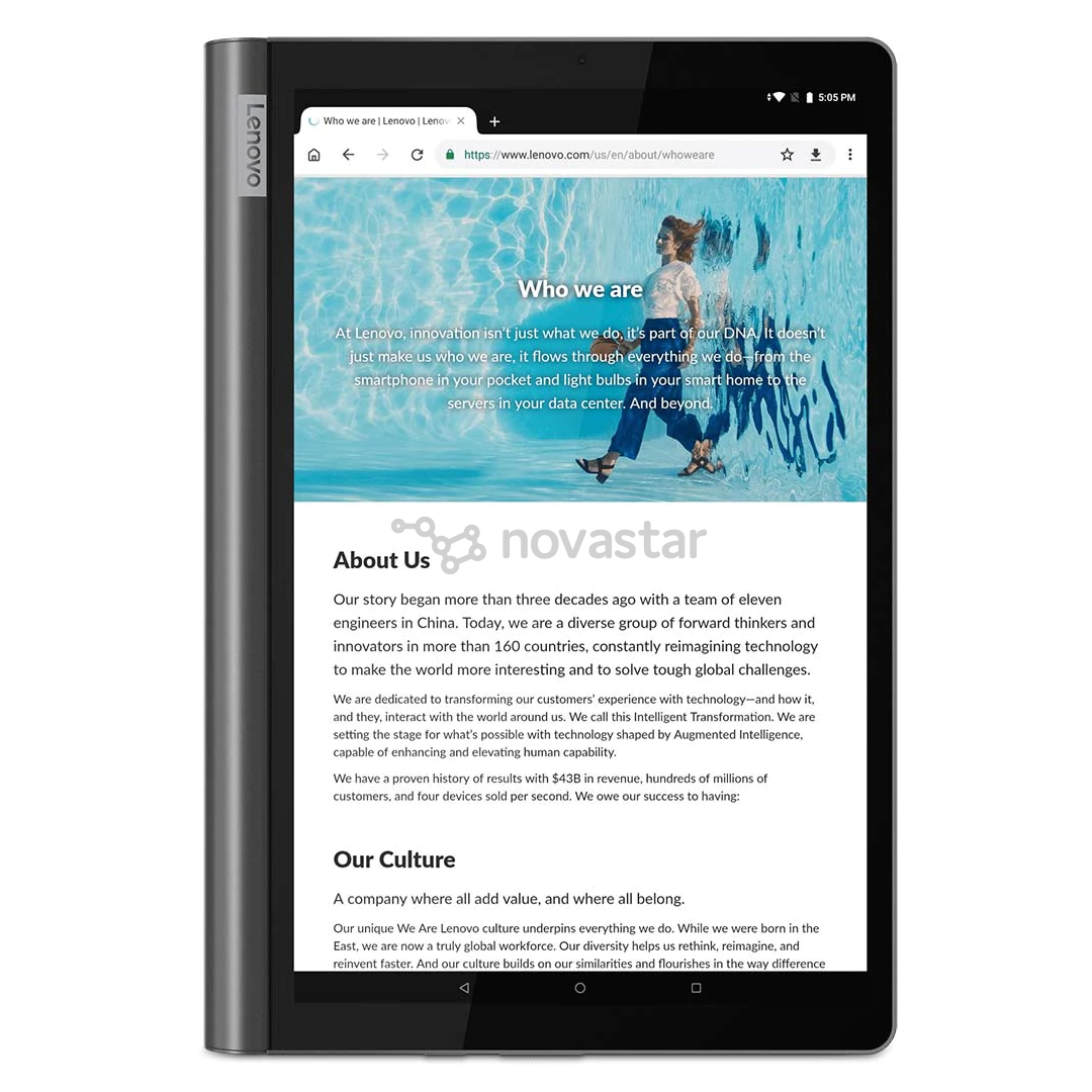 Planšetinis kompiuteris Lenovo Yoga Smart Tab X705L 64GB LTE, Grey